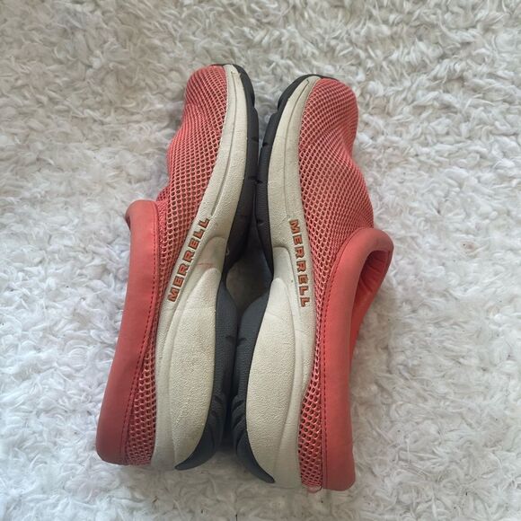 Merrell Privo Breeze mesh Coral Slip-On Mules Rubber soles SZ10 - Picture 7 of 9